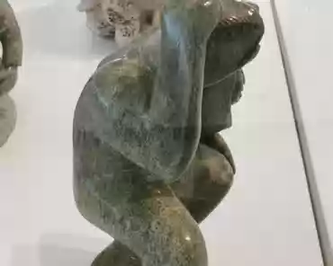 IMG_20191212_140255 Kiawak Ashoona, Shaman, serpentine, 1999.