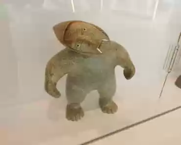 IMG_20191212_140628 David Reuben Piqtoukin, Bear-Shaman, steatite, ivory, horn, 1985.