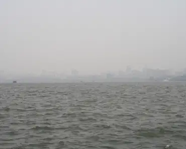 31 Pollution seen from the lake.