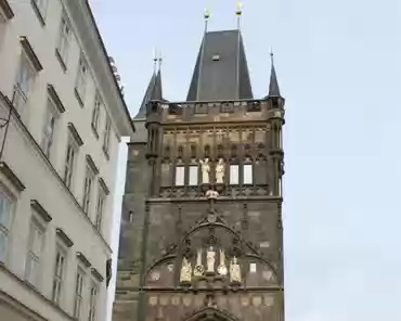 dscf0003 Charles bridge, built 1357 for king Charles IV. Stare Mesto Bridge Tower.