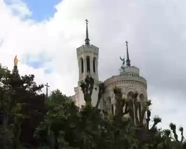 IMG_1753 Notre-Dame-de-Fourvière was built in 1872 to thank Mary for the sparing of Lyon during the war against Prussia in 1870.