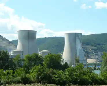 CruasNuclearPowerPlant_2 Nuclear power plant at Cruas near Montélimar.
