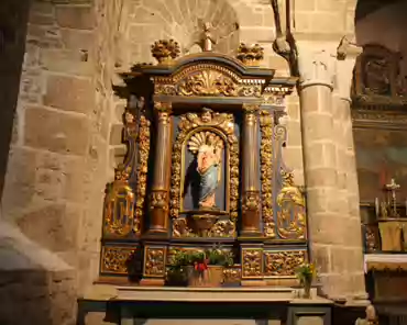 IMG_4805 Altar, altarpiece and pieta statue, 18th century.