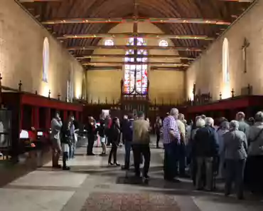 IMG_4005 A few dozens of beds, each accommodating 2 people, are installed in the 50m-long room.