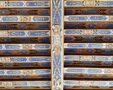 IMG_20210829_142612 French ceiling, painted with blue lapis lazuli, then many times more expensive than gold.