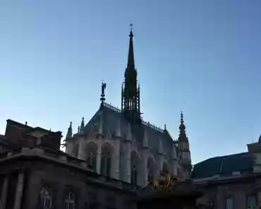 20151101_160111_Richtone(HDR) Sainte Chapelle was built in less than 10 years in the 1240s by king Louis IX to host the holy relics (cross, crown) he had bought in 1238. The chapel used to...