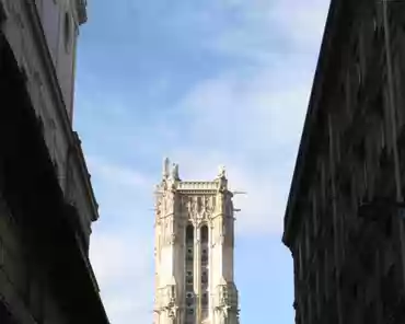 IMG_6393 St Jacques tower. Originally stood a complete gothic church here, but it was destroyed in 1797. The church was the starting point for pilgrims heading to...