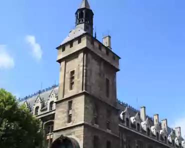img_0157 The clock tower, built under king Jean II in the 14th century. The first public clock in France was installed in the tower around 1371. The original clock was...