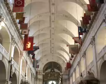 img_3383 Saint-Louis des Invalides church. The flags were captured by the French army during wars over several centuries. The original collection of 1400 flags was...