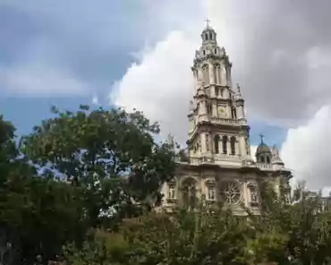 IMG_9195 Saint Trinity church, built by T. Ballu between 1861-1867, is half Renaissance and half Gothic.