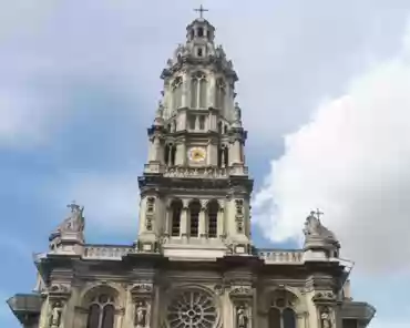 IMG_9197 Saint Trinity church, built by T. Ballu between 1861-1867, is half Renaissance and half Gothic.