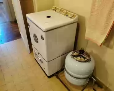 IMG_20200712_181443 Bathroom. Ventilation was an innovation and allowed to put the bathroom in the middle of the apartment, where no window is available. Washing machines (gas and...