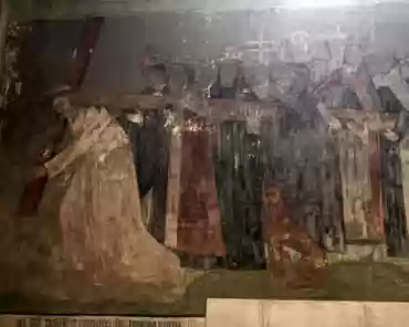 IMG_9095 Christian world helping Christ to carry his cross, late 15th century fresco.