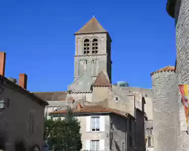 IMG_9121 Saint Pierre romanesque church, 12th century (tower from the 13th century).