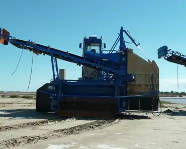 P1200351 Salt harvesting machine.