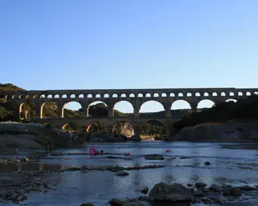 img_9826 The roman bridge over the Gardon river was built in the 1st century AD to bring water from the Eure river to the city of Nîmes. It is only one of the...