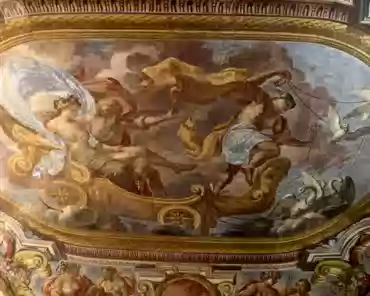 IMG_8521 Room of Venus and Adonis. Genoa school, late 17th century. Venus and Adonis on a car drawn by Mercury.