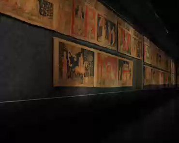 IMG_4788 The Apocalypse tapestry depicts the Apocalypse book as written by St John. It was made in Paris according to drawings by Hennequin of Bruges. It was ordered by...