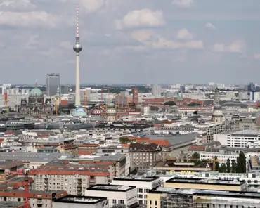 IMG_5981 Alexanderplatz : Berliner Dom, TV tower, rotes Rathaus (red cityhall).