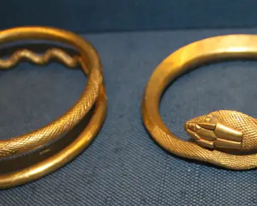 img_1884 Gold snake bracelets; 1st century AD.