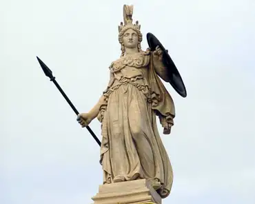 pb300613 Statue of Athena.