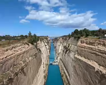 PXL_20240420_083430531 Corinth canal, built between 1881 and 1893, 6300m long.