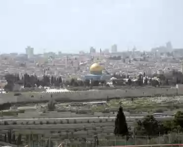 P1060167 Dome of the Rock, originally completed in 692, collapsed in 1015 and rebuilt in 1023. The outside appearance changed drastically during the Ottoman rule and the...