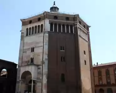 IMG_2946 Baptistery of Saint John. Construction started in 1167. In 1370 a bronze statue of archangel Gabriel was set on top of the building. Out of the original 3...