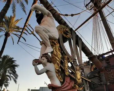 IMG_20191223_162356 Neptune, replica of a 17th century Spanish galleon, built for Roman Polanski's 1985 movie Pirates.