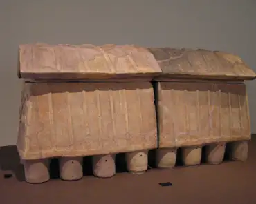 p8080623 Earthen coffin, Kofun period, 7th century.