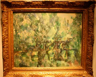 IMG_6619 Paul Cezanne, Bridge across a pond, 1890.