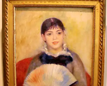 IMG_5140 Renoir, Young woman with a fan, 1880.
