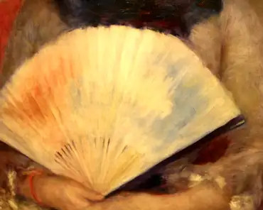 IMG_5141 Renoir, Young woman with a fan, 1880.