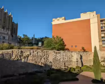 PXL_20240506_180234276 Madrid was founded between 854-871 by the muslims occupying present-day Spain, as a military town. The city was conquered by Alphonse VI in 1085. Islamic wall...