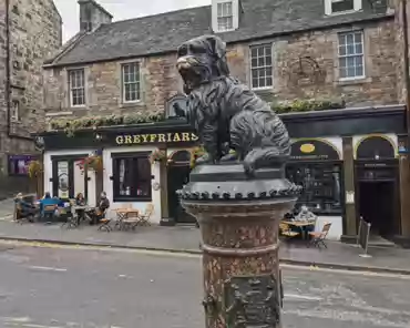 IMG_20231006_142910 Greyfriars Bobby, a dog who came to his dead master's tomb everyday for 14 years until his own death aged 16 in 1872.