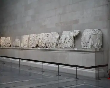 IMG_6317 The sculptures of the Parthenon: Lord Elgin acquired many of the Parthenon sculptures including the frieze (which surrounds the whole building) at the beginning...