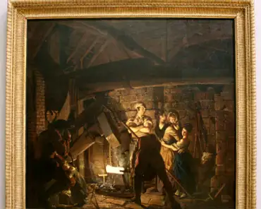 IMG_1063 Joseph Wright of Derby, An iron forge, 1772.