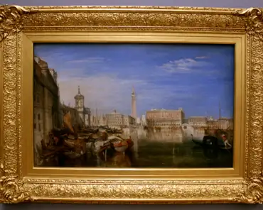 IMG_1118 JMW Turner, Bridge of Sighs, Ducal Palace and Custom-House, Venice: Canaletti Painting, 1833.