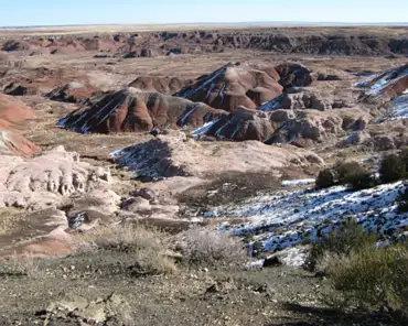 26 The badlands here are formed from a colorful sequence of rocks called the Chinle Formation. Most of the rocks are soft, fine-grained mudstone, siltstone, and...