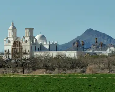 002 The San Xavier del Bac mission was founded by jesuit missionary Eusebio Kino in 1692. The present church (catholic) was built under the direction of the...