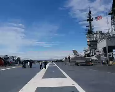 P1080793 Runway used for landing. It forms a 13 degree angle with the take-off runway. Hence, the landing runway slightly moved sideways when the ship was moving...