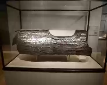 P1070419 Ancient city of Dura-Europos, rediscovered in the early 20th century. Horse armor, tower 19, 200-256 AD. Iron, linen, leather, rawhide.