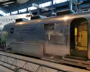 IMG_20191206_113021 Mobile quarantine facility, one of the 4 built by NASA for astronauts returning from the moon. Used by Apollo 11 astronauts who remained there for 65 hours.