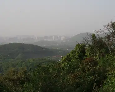 18 View of Hangzhou from Longjing.