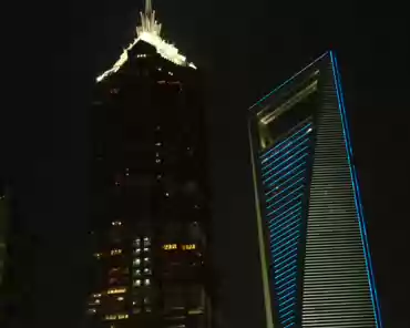 48 Jinmao tower and World financial center.