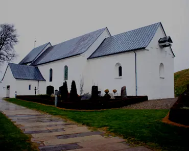 22 Medieval church, built ca. 1100, where the viking king Gorm the Old (936-959) is buried. King Gorm was originally buried in a mound (so where his wife and his...