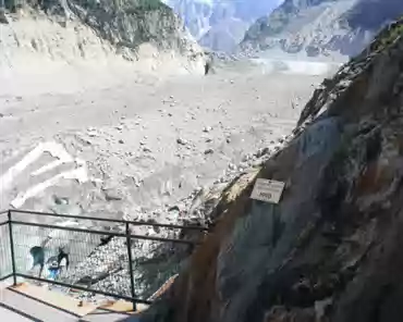 023 When the Montenvers train station was built at the turn of the 20th century, it was level with the glacier. The glacier has since melted and In the last quarter...