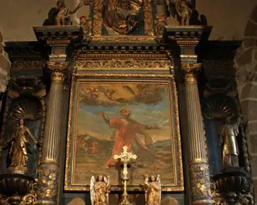 IMG_4809 Altar and altarpiece, 18th century.
