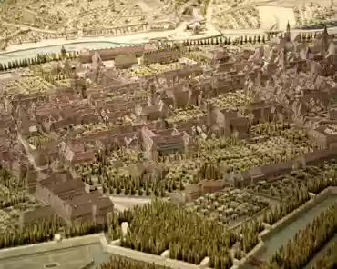 IMG_9364 Relief-map of Besançon designed in 1722. Relief-maps were military tools. Replica made in 1990 (the original map is located in the Invalides in Paris).
