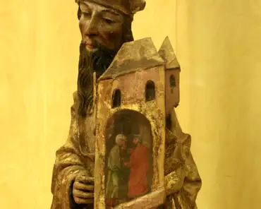IMG_0339 From southern Germany, late 15th century, Saint Joachim. Gilded polychrome linden tree.